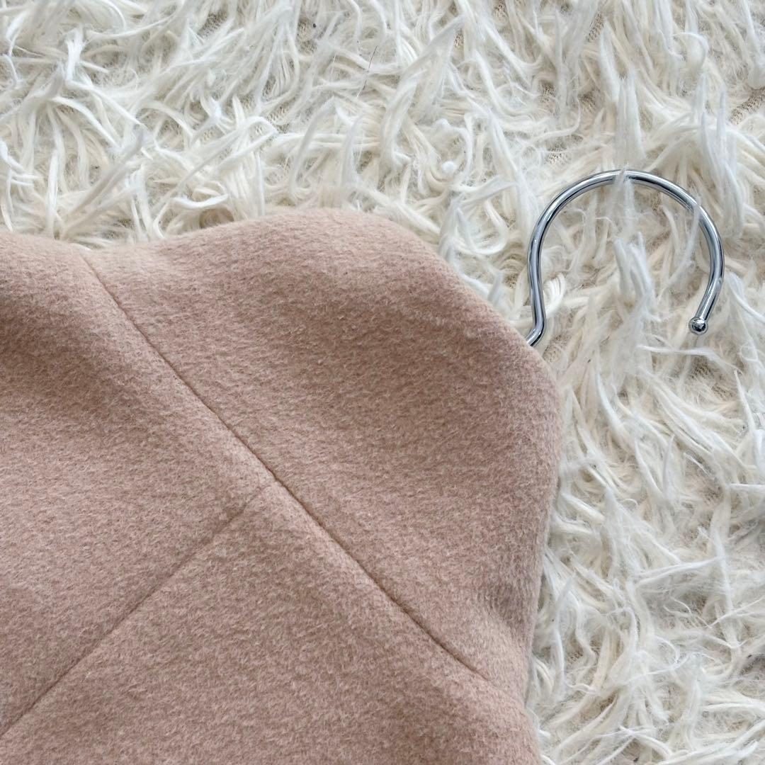 ✨極美品✨ アナイ アンゴラビーバーショートコート スタンドカラー ウール混