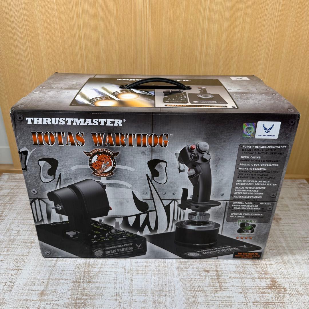 動作未確認　THRUSTMASTER HOTAS WARTHOG セット