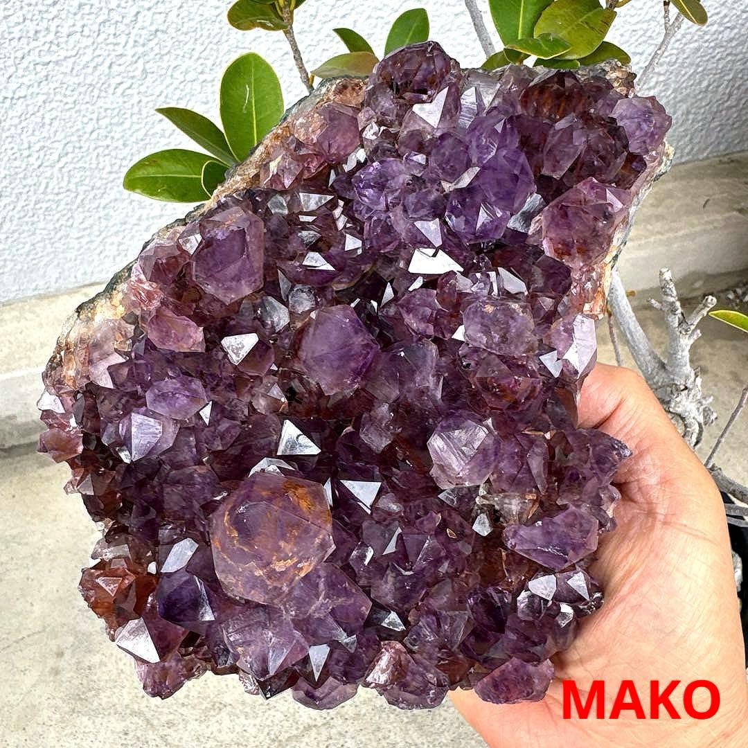 M1658☆アメジストクラスター1.8Kg☆天然石　原石