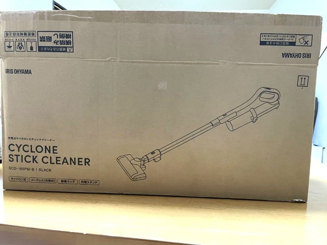 SCD-185PM-B(ブラック) 充電式サイクロンスティッククリーナー