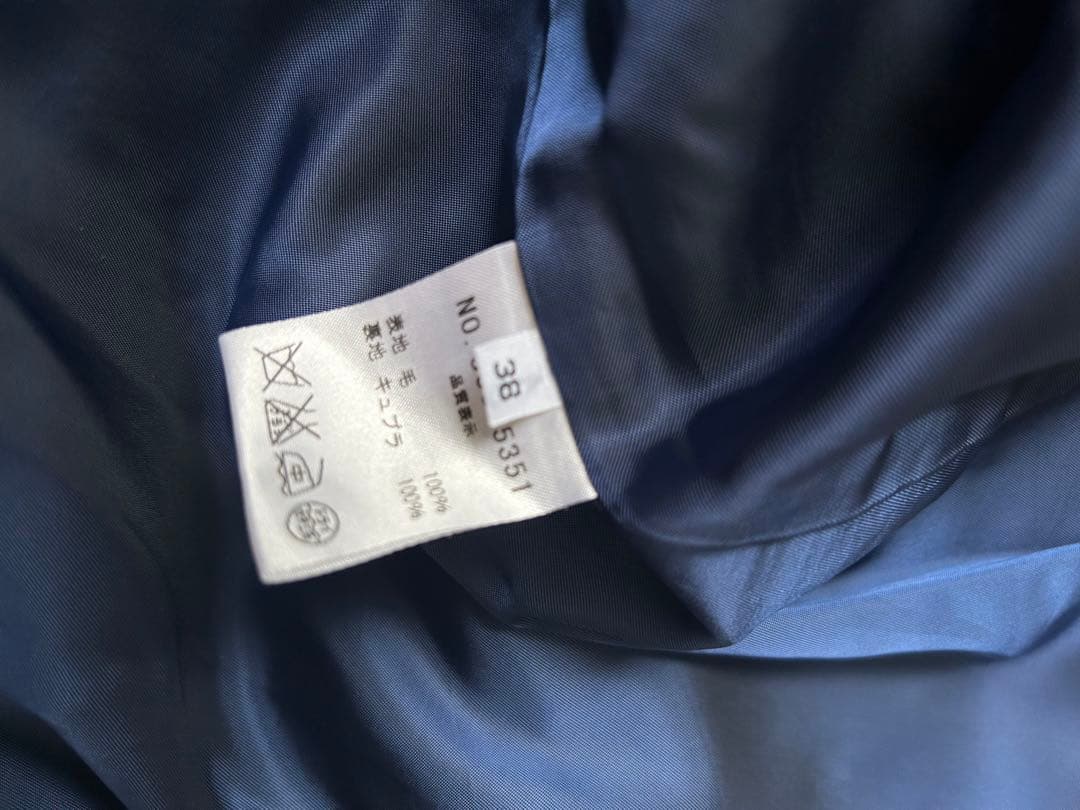 OLD ENGLAND Parisネイビー ウールコート