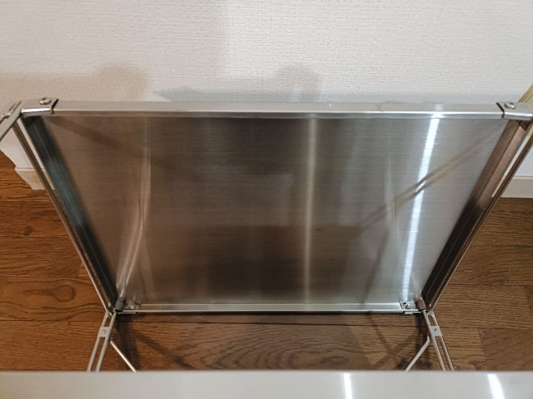 【はしごだか】無印良品　ステンレスユニットシェルフ小