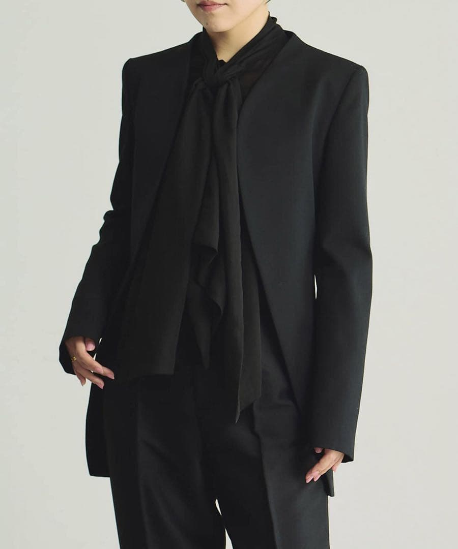 定価約5万 美品WhimGazette 長谷川京子さんコラボカラーレスジャケット