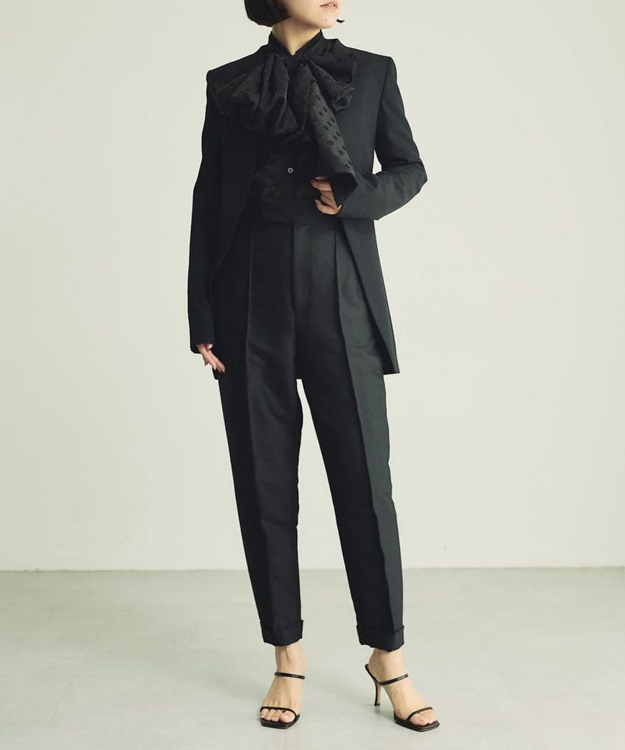 定価約5万 美品WhimGazette 長谷川京子さんコラボカラーレスジャケット