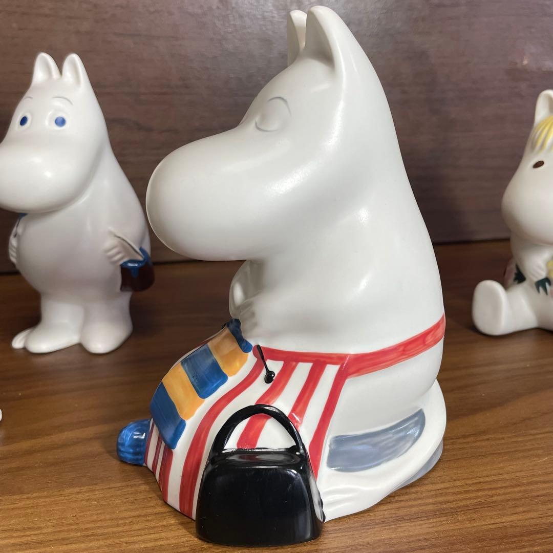 【廃盤　希少】アラビア ムーミン フィギュア 旧ロゴ 箱付 セット