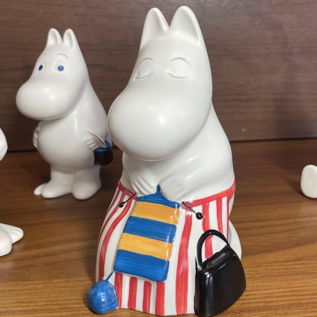 【廃盤　希少】アラビア ムーミン フィギュア 旧ロゴ 箱付 セット