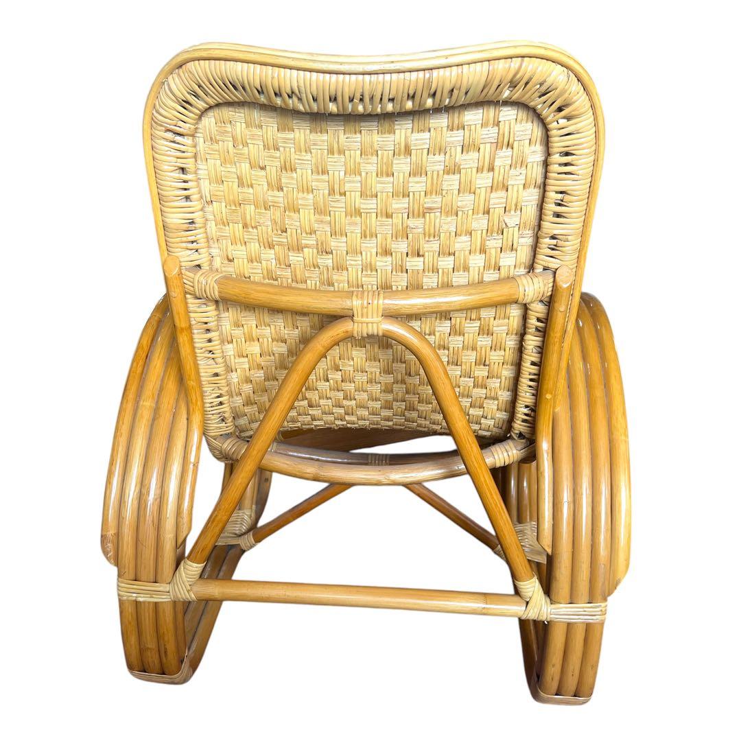 ラタン製　座椅子 藤