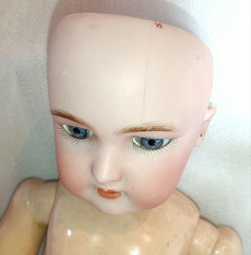 S5⭐アンティークビスクドール　シモン＆ハルビック　ハンドワークWネーム⭐難あり