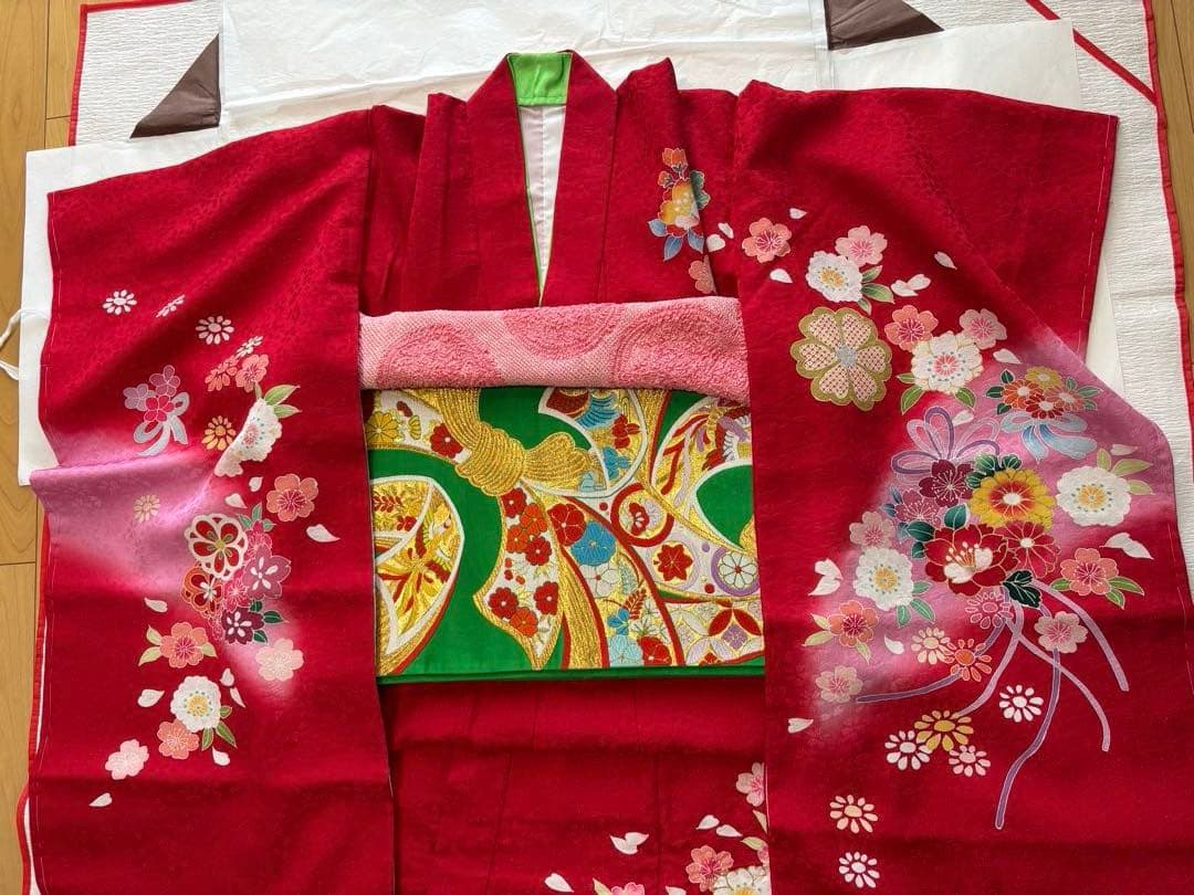 七五三 帯 はこせこ 草履 バッグ セット