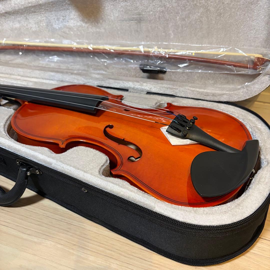 【未使用品】ノーブランド バイオリン 4/4サイズ ハードケース付き