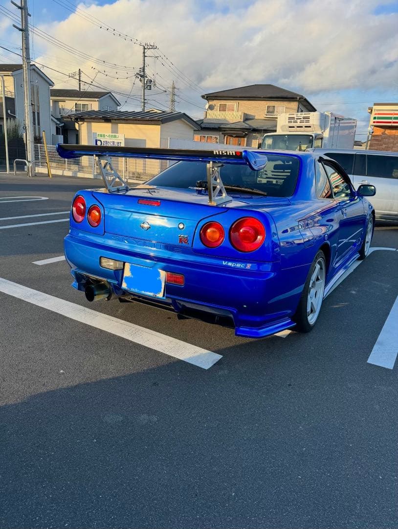 スカイライン GT-R(BNR34)用純正リアウイングハイポジションステー