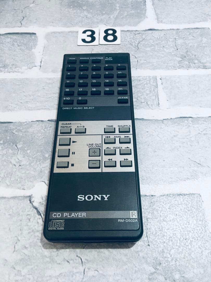 [保証あり] SONY ソニー オーディオリモコン RM-D502A