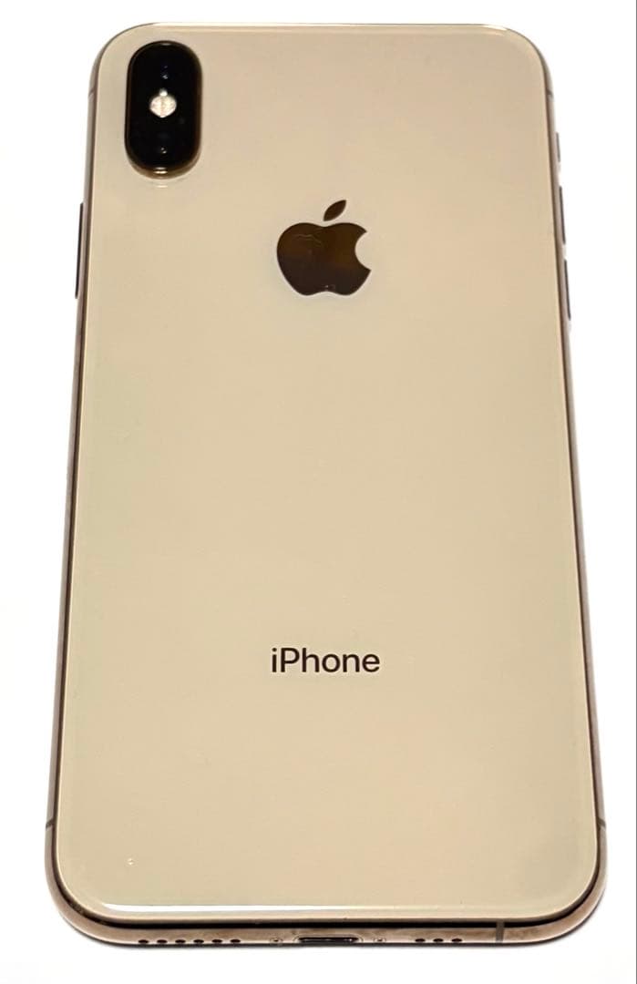 【美品】iPhone XS 64GB ゴールド SIMフリー 電源付 ポスト投函