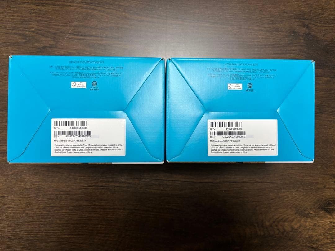 【新品未開封】Echo Dot (エコードット) 第5世代 ブルー2個セット