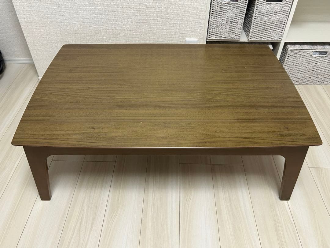 ニトリ　こたつローテーブルN 105 MBR しろくまデザイン こたつかけ布団