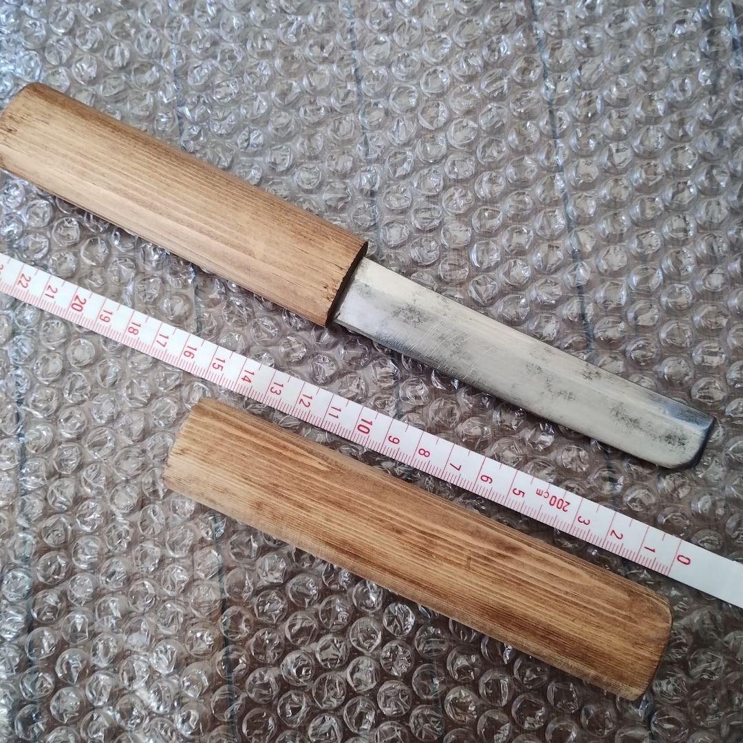 日本刀　残欠　ナイフ　フルタング　脇差　切先　キャンプ　アウトドア　釣り