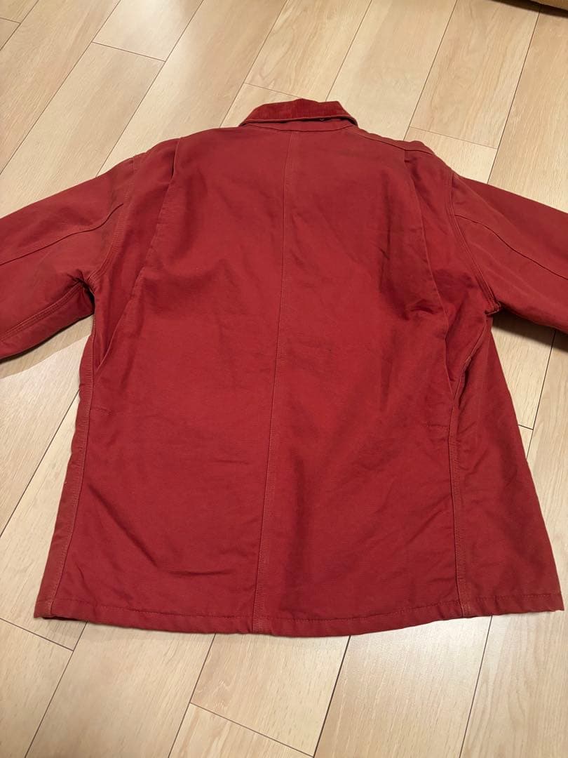 希少カラー　カーハート　チョアコート　カバーオール　レッド