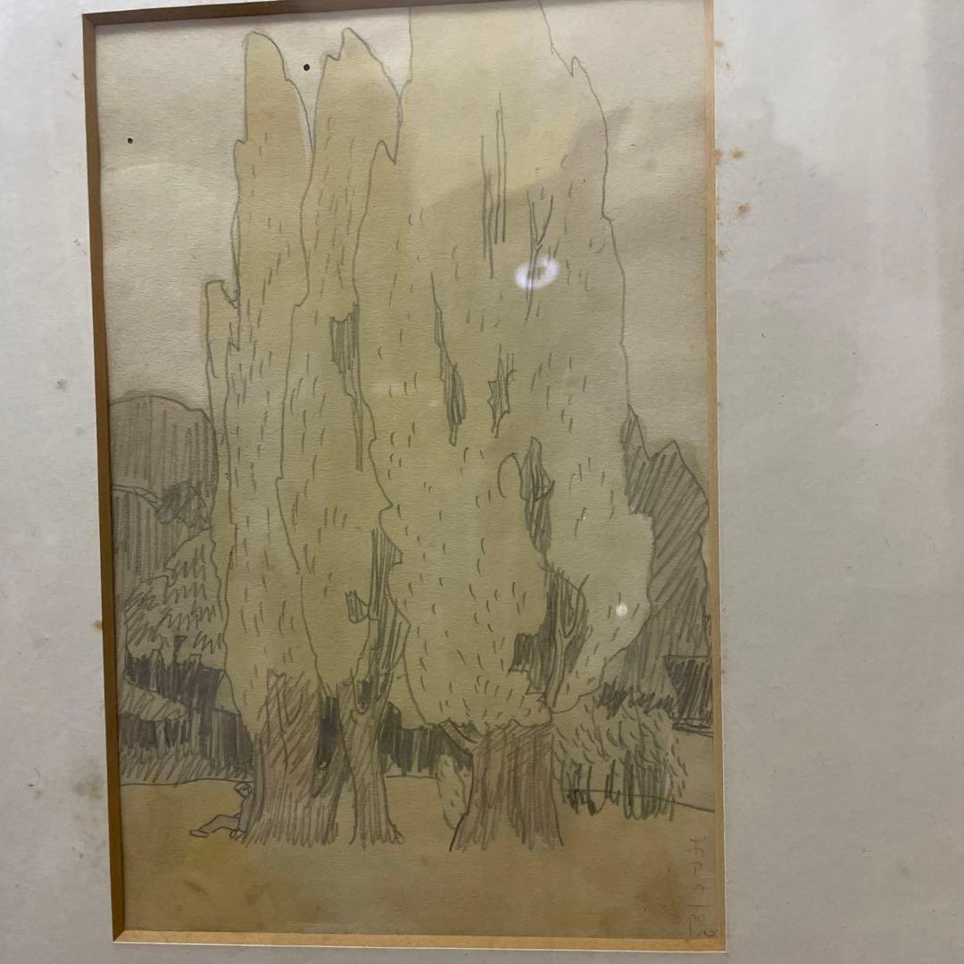 川島理一郎画伯　スケッチ