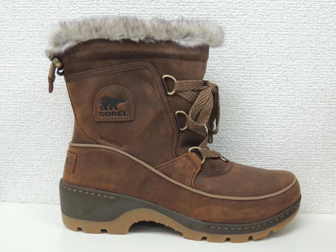 新品 SOREL TIVOLI Ⅲ オイルド レザー ショート ブーツ 25.5