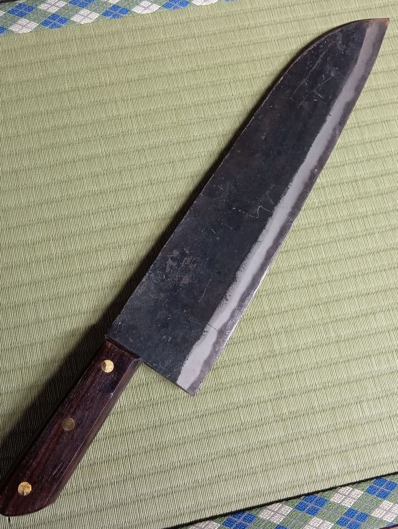 松原包丁　特大厚出刃包丁（特注品）