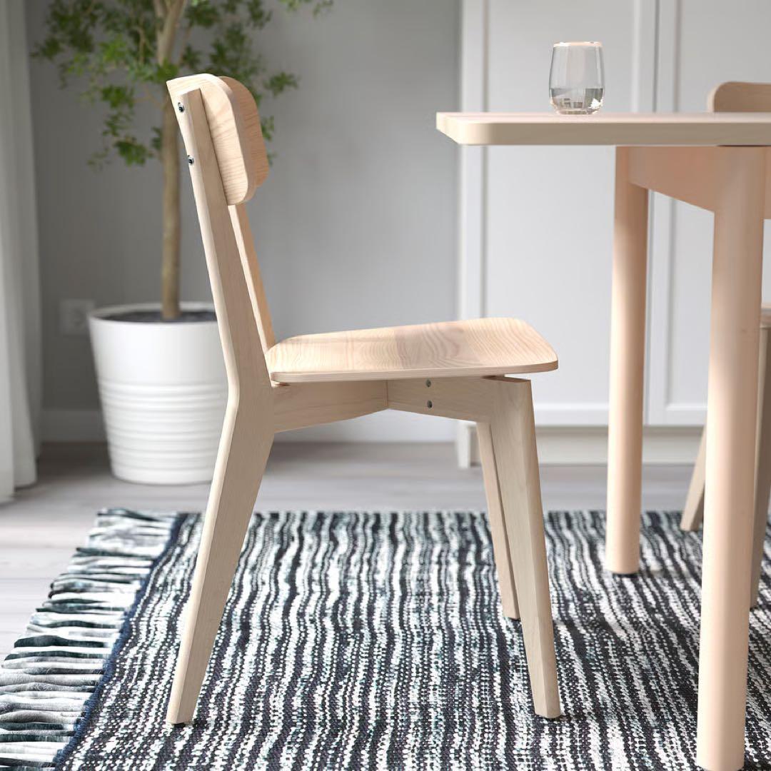 IKEA ダイニングチェア LISABO 4脚セット