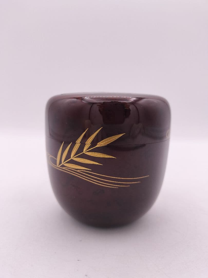 c593 大棗 鴛鴦 山本忠幸 木箱 茶道具 古物