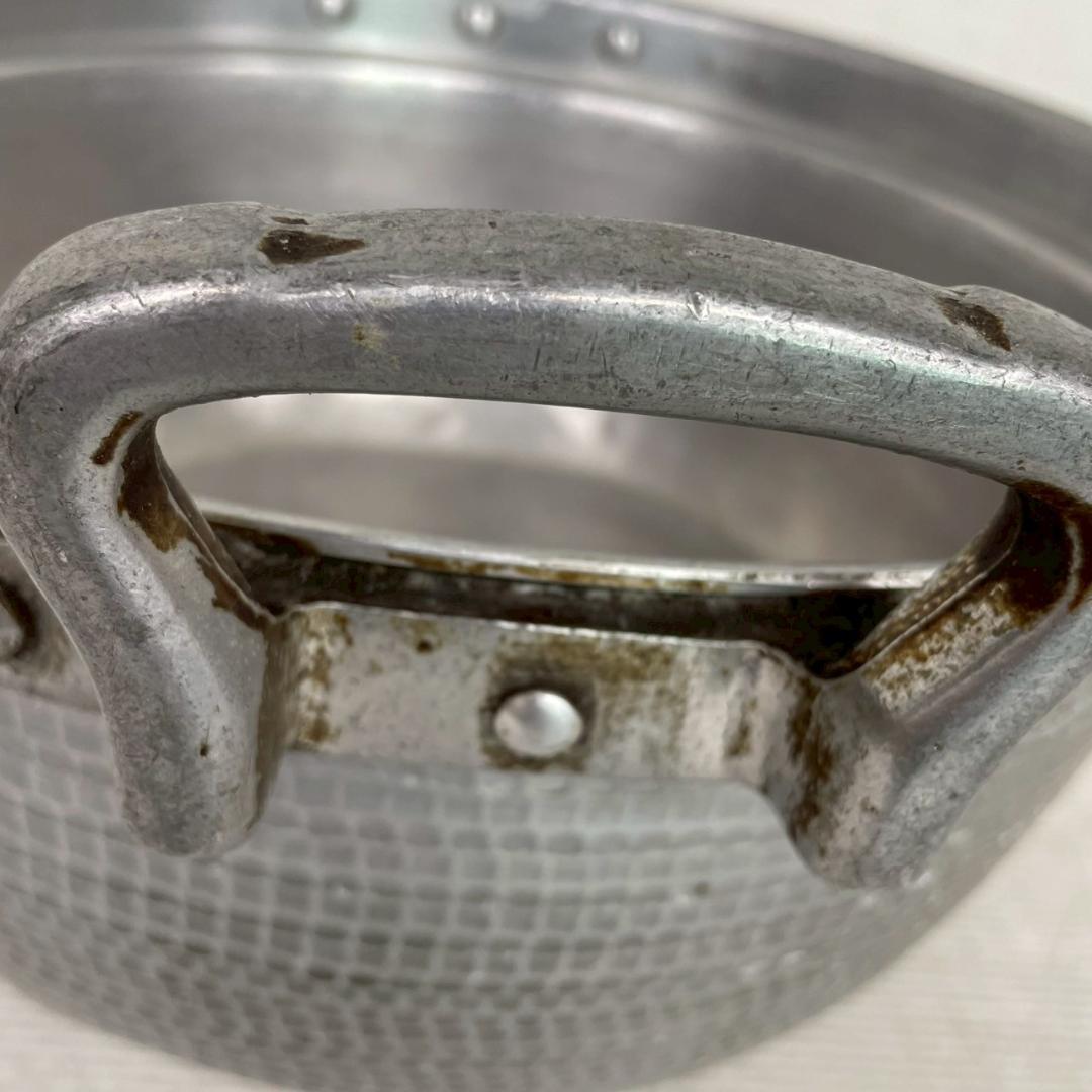 アルミ製 両手鍋 48cm 円付鍋 アルミ両手鍋 厨房 厨房機器 ④ A0160