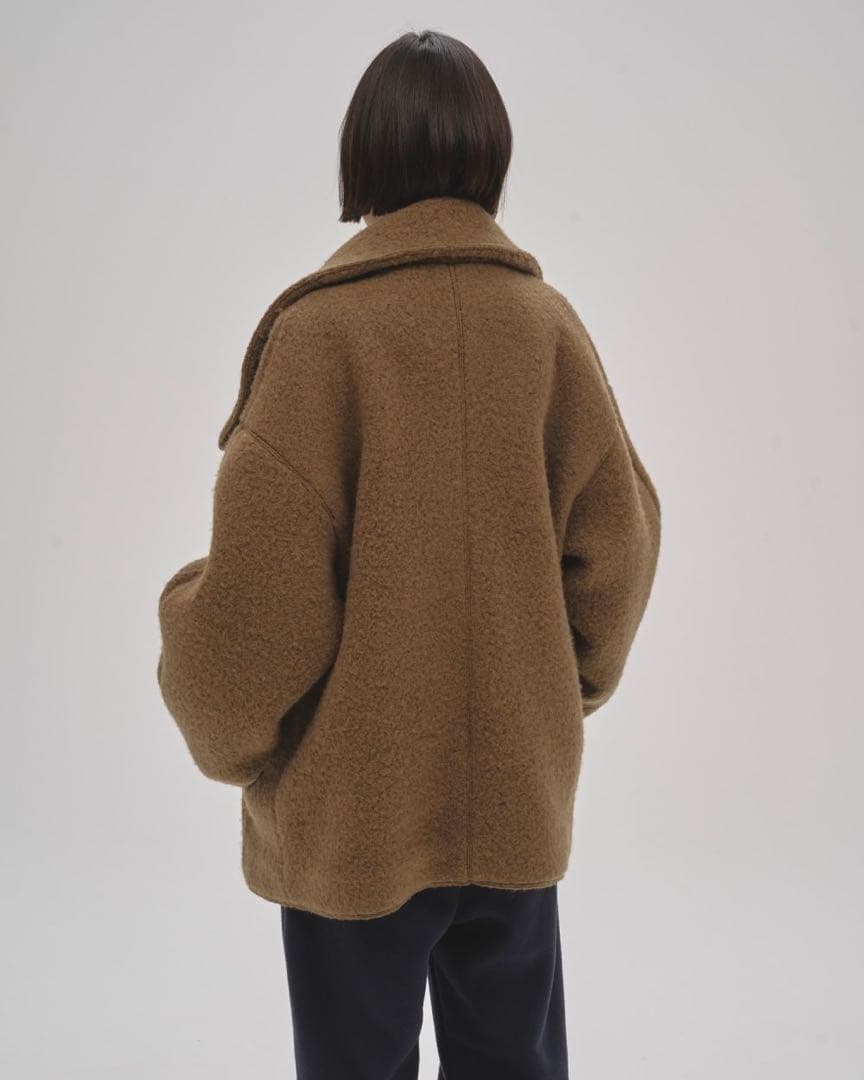 【新品タグ付】TODAYFUL StandcollarBoucleJacket