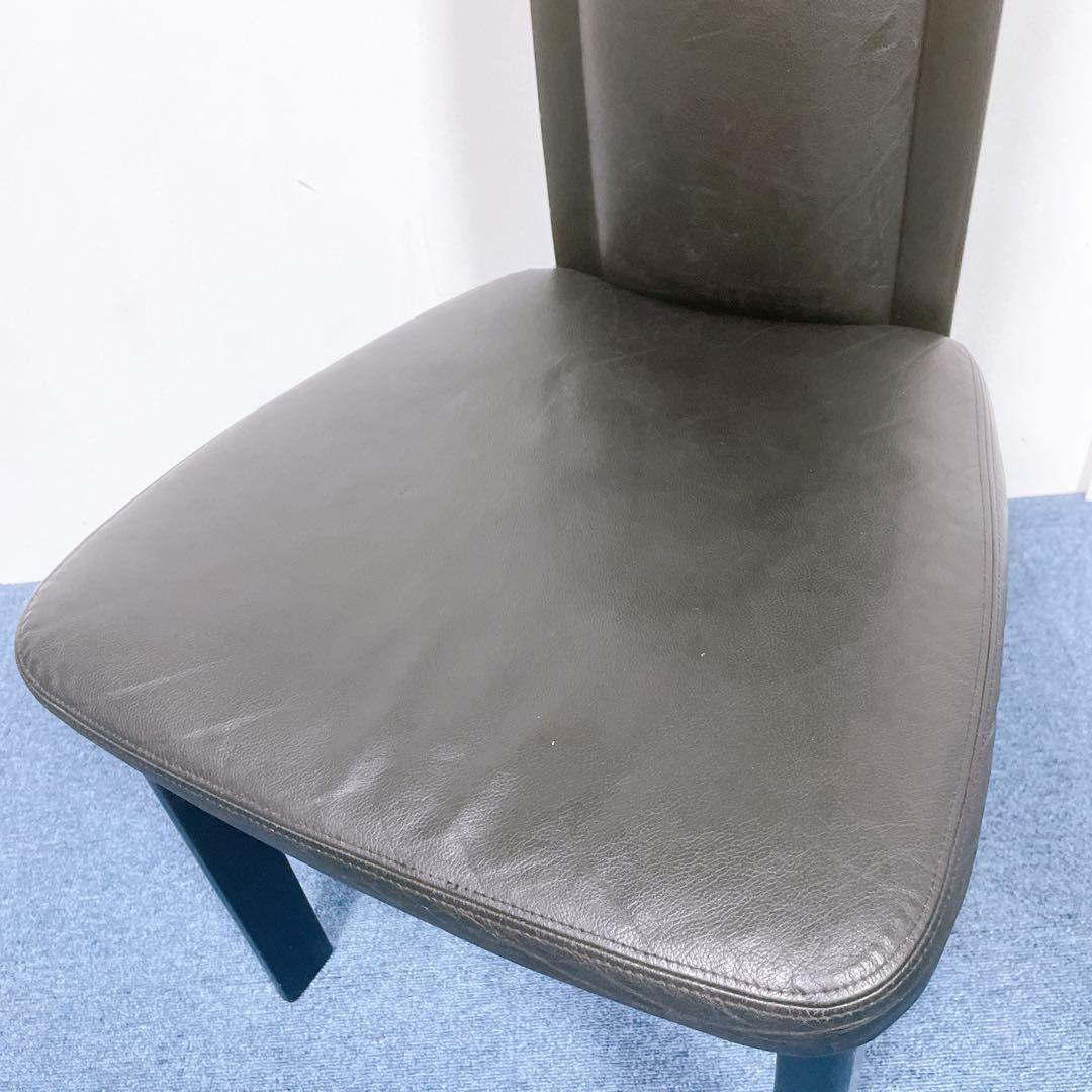 【送料込】カリモク CE35シリーズ ハイバックチェア 本革ダイニング 2脚