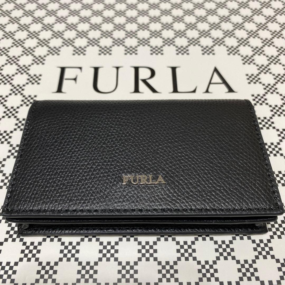 未使用　美品フルラ　Furla　名刺入れ　カード/パスケース　レザー