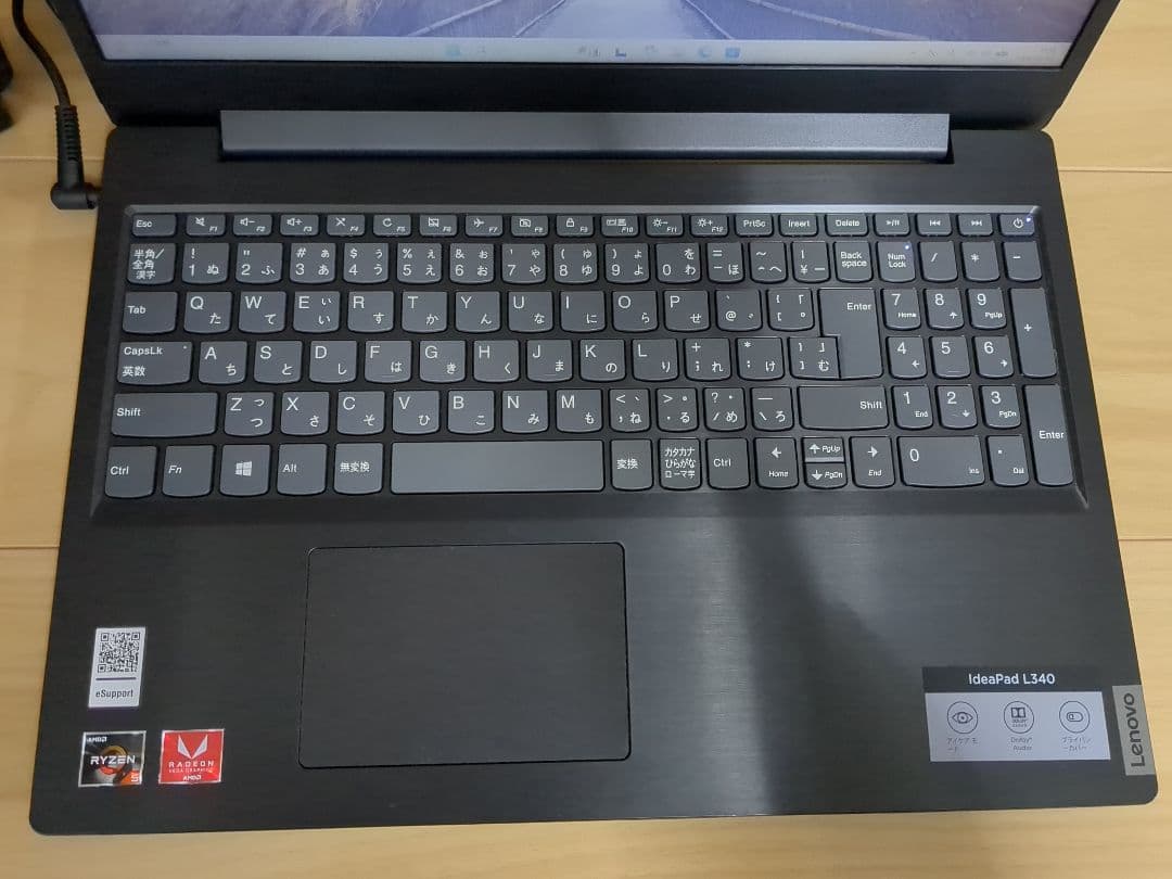 IdeaPad L340-15API Ryzen 5・8GB・SSD 128GB