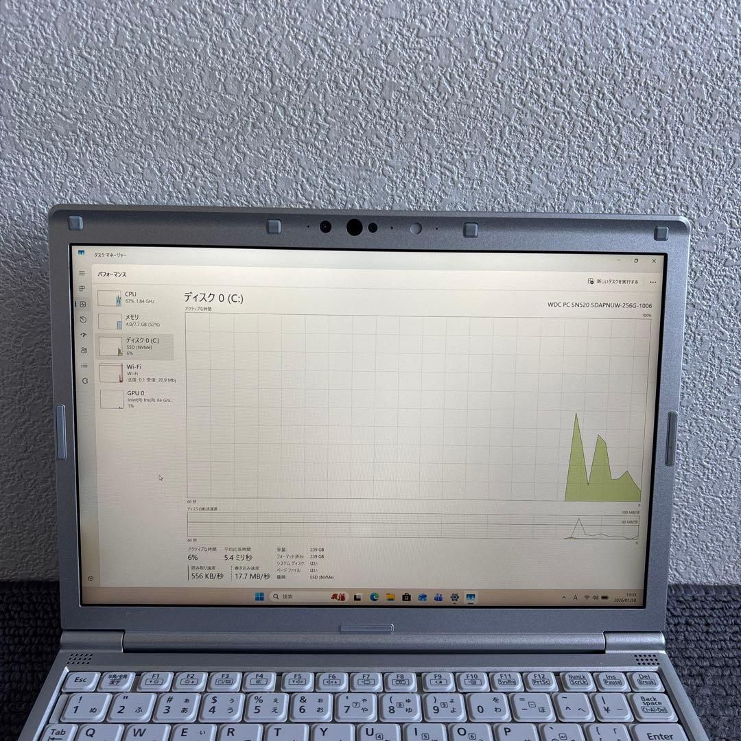 Panasonic CF-SV i5-1145G7 メモリ8GB #M6978