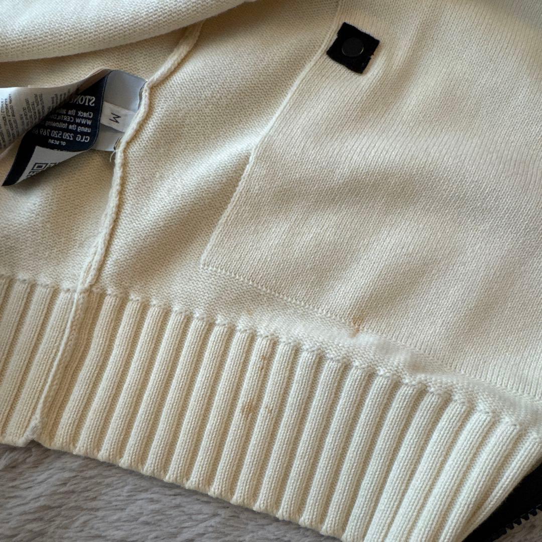 STONE  フルジップセーター