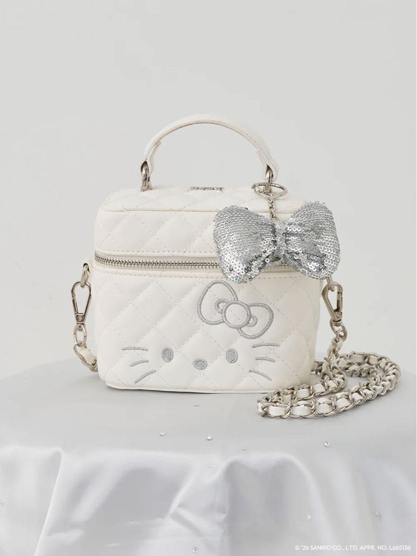 新品未開封 ダーリッチ Hello Darich キルティングスクエアミニバッグ