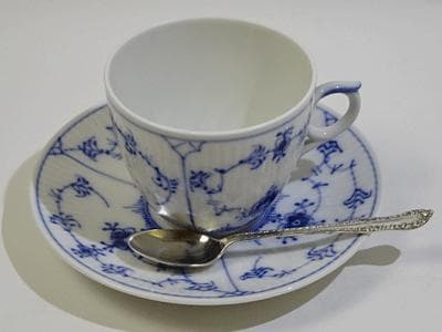 コーヒースプーン５本＋１本セット(25)デコレーションアウトライン 送料込み