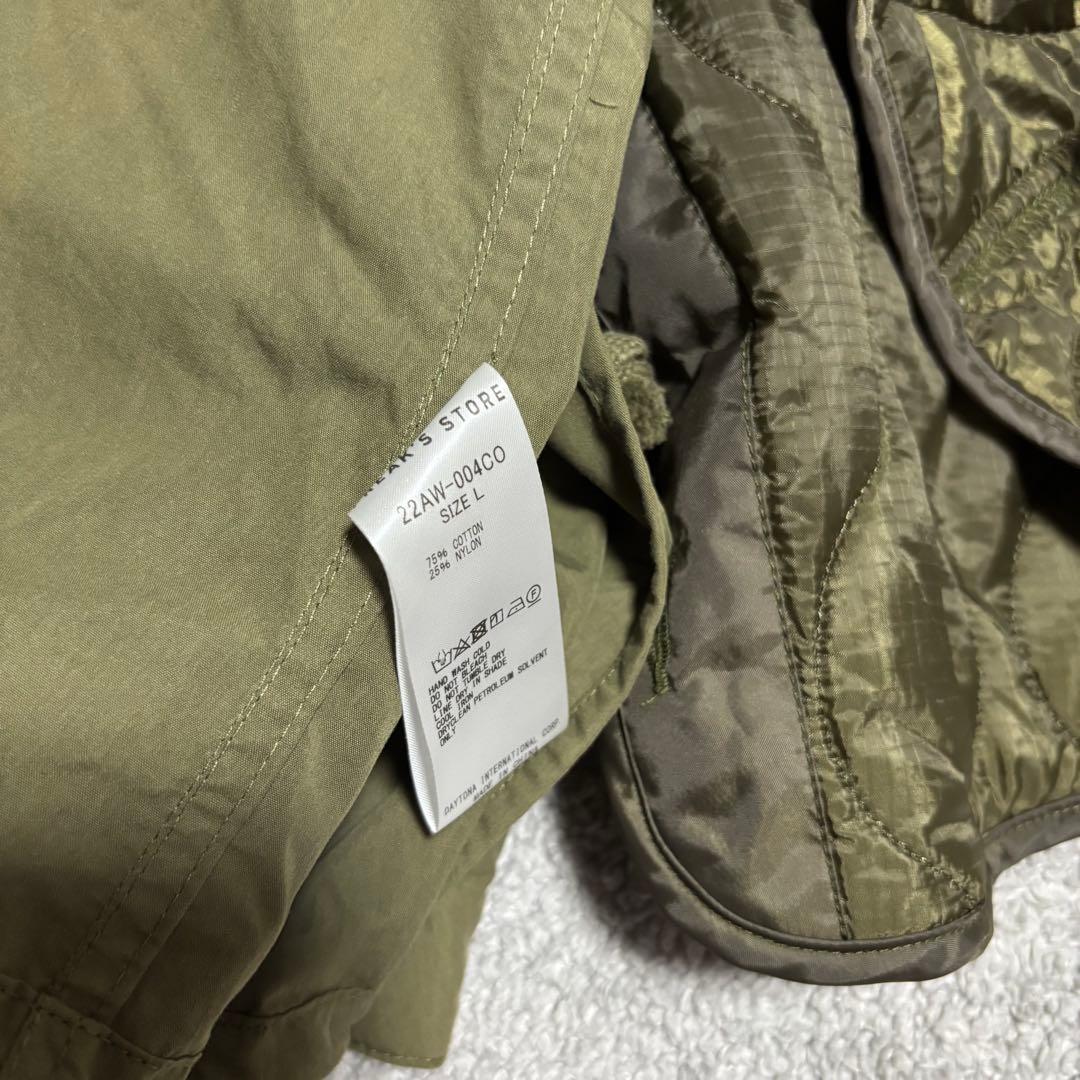 ビッグシルエット ライナー付き ショートモッズコート　フリークスストア