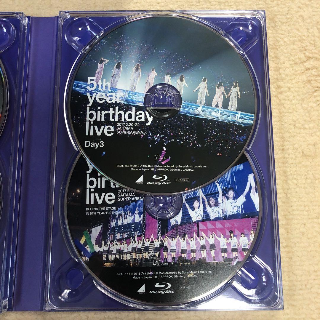 美品　乃木坂46/5th YEAR BIRTHDAY LIVE Blu-ray