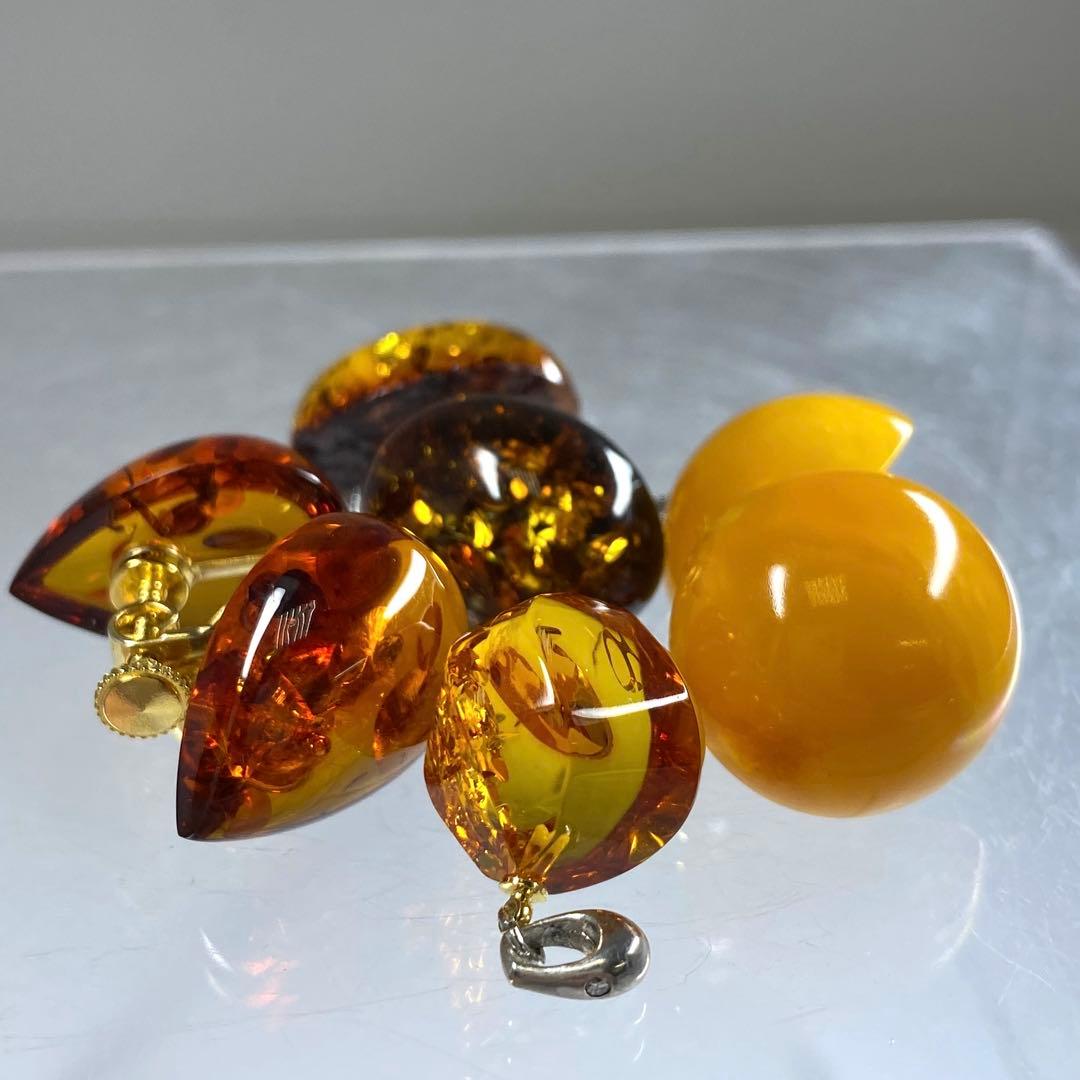 本琥珀　アクセサリー色々66g 東Y7-0317☆2Fタサチ