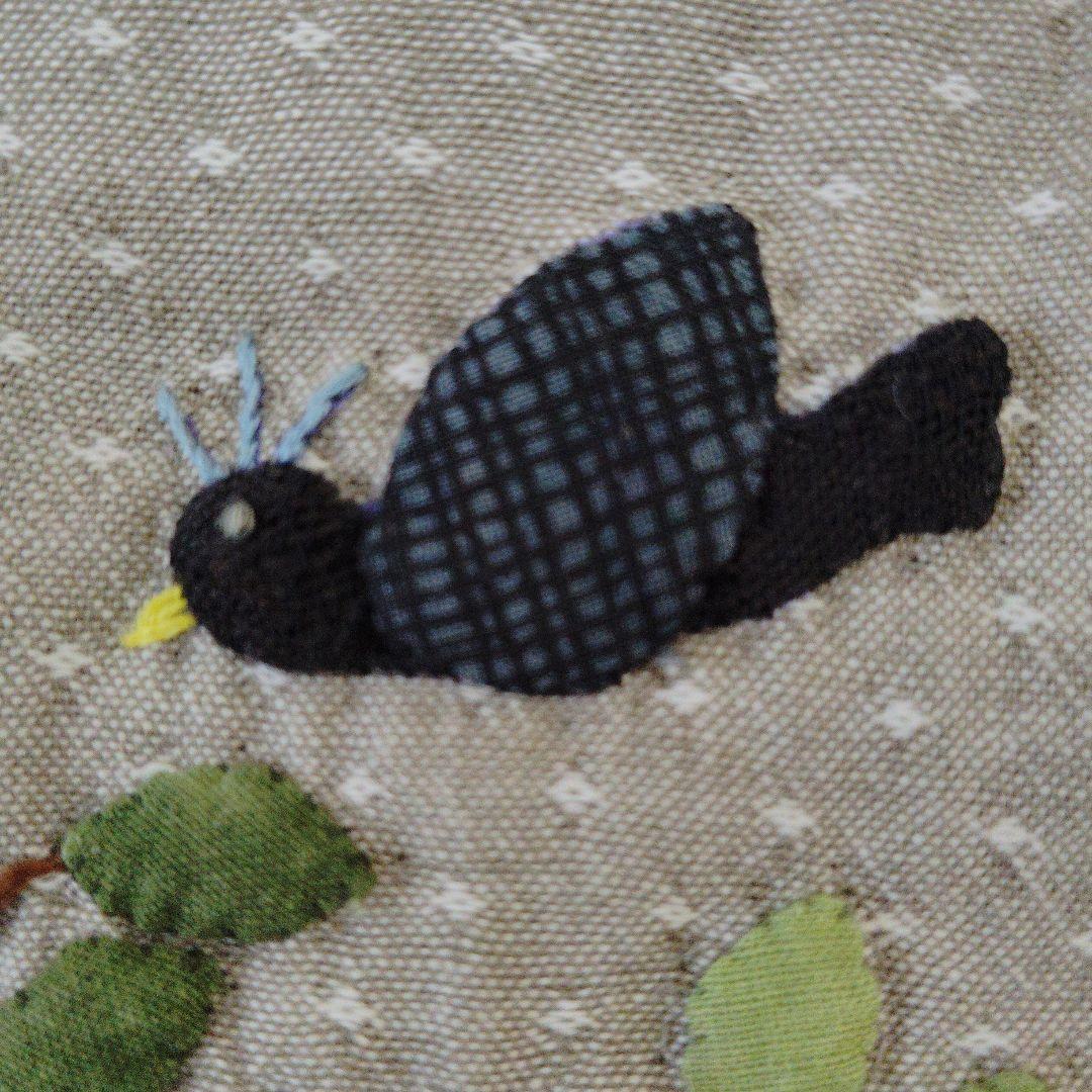 ハウスのパッチワークタペストリー 【74】 ミステリーキルト④