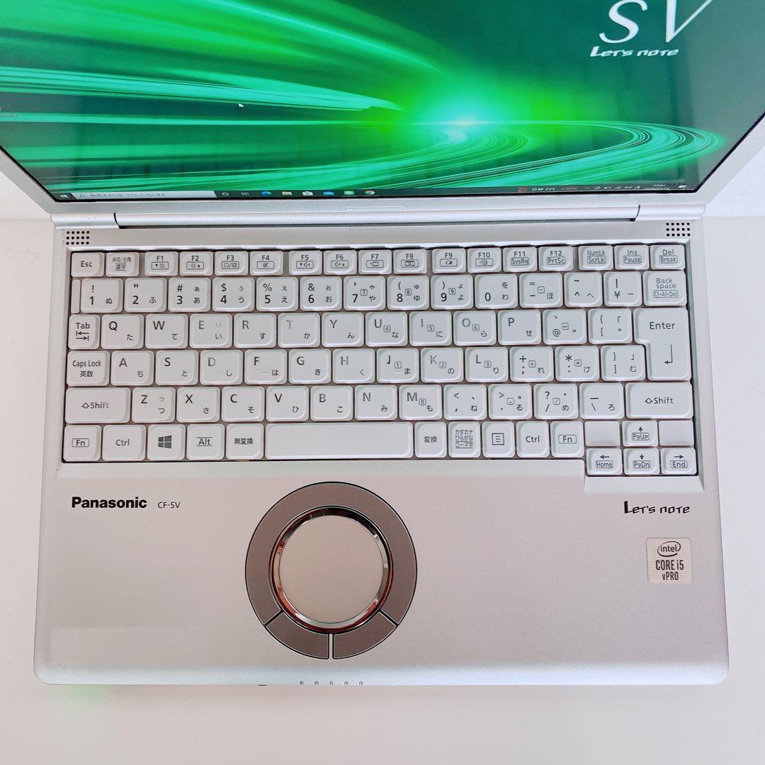 【美品】SV9爆速SSD256GB 8GBレッツノート第10世代パソコンPC