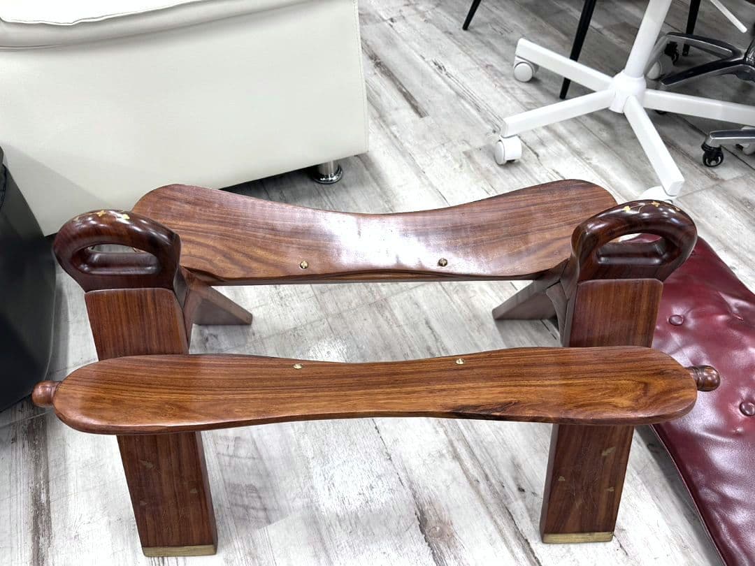 福岡市・北九州市限定 革製スツール キャメルチェア ラクダスツール スペイン製