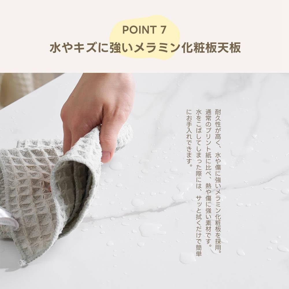 超人気！北欧大理石調 ネストテーブル 2点セット1台3役【ホワイト＋ブラック】