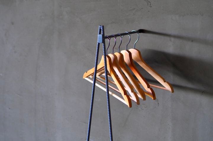 ハンガーラック　簡単収納