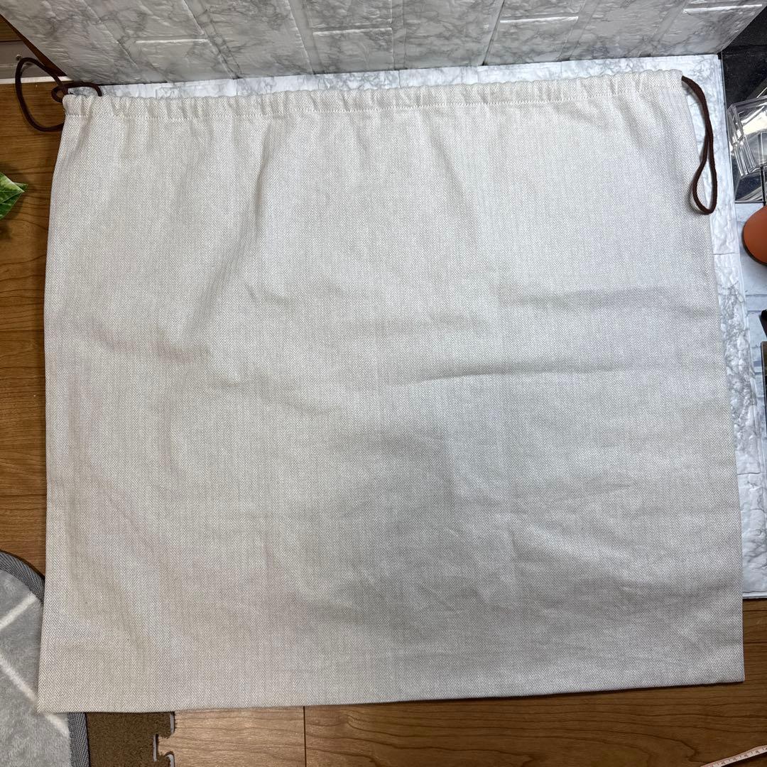 【H】HERMES エルメス　巾着袋　大きめバッグ用　55×61 ヘンリボーン