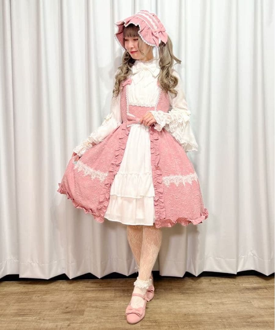 最終値下げ！♡axesfemmekawaii♡メアリージャンパースカート ピンク