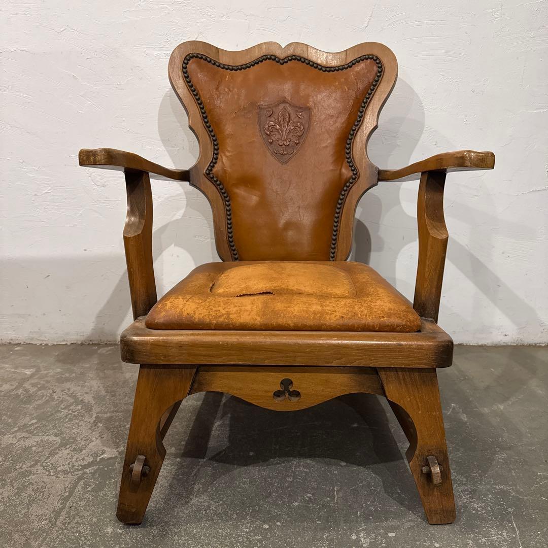 ヴィンテージチェア　レザーソファ