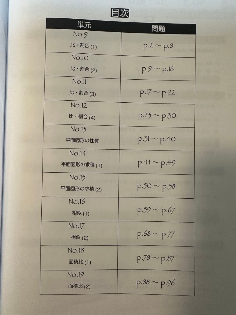 浜学園　小6 算数　演習教材➕解答・解説