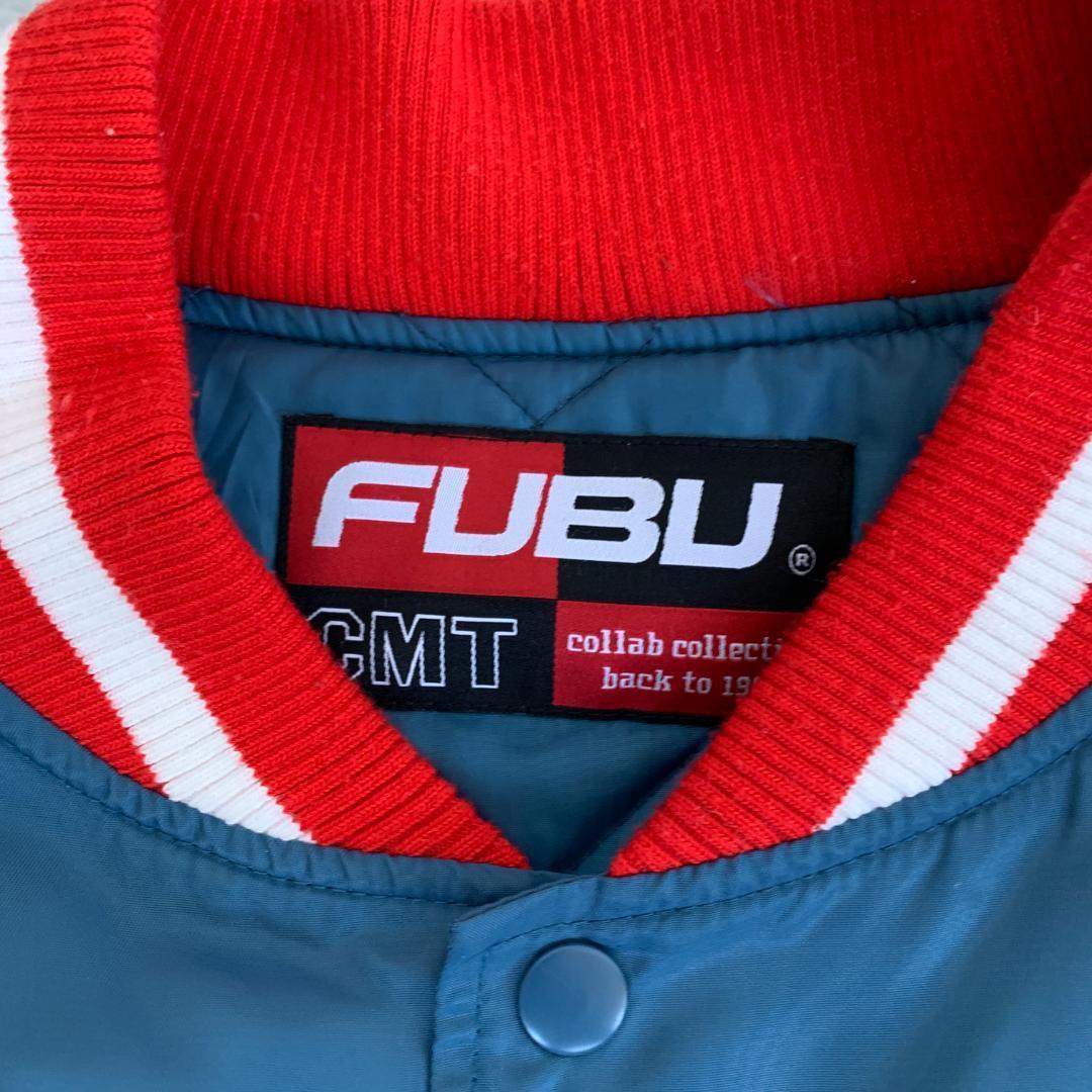 FUBU x CMT 刺繍ロゴ スタジャン ブルゾン 90s Y2K コラボ