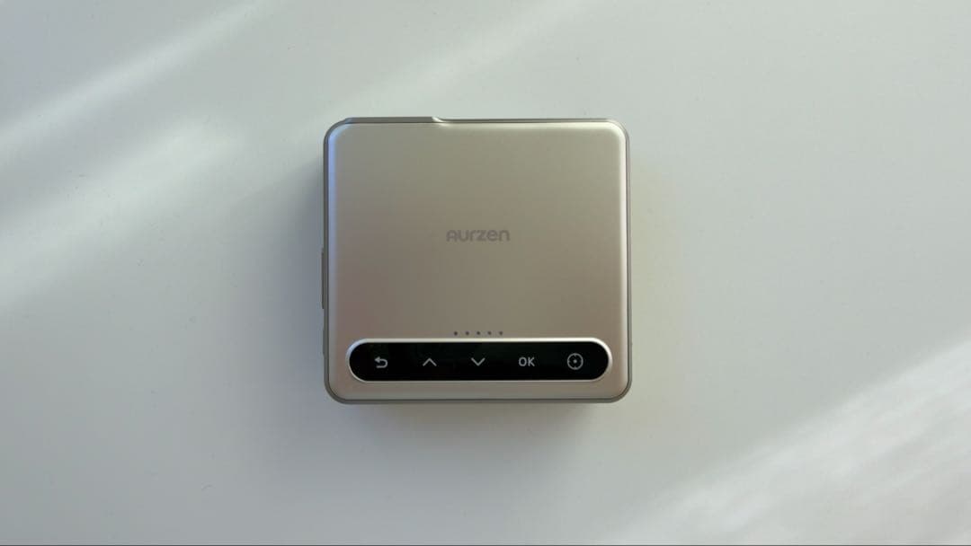 N*I様 【ほぼ未使用】AURZEN ZIP TRI-Fold 超小型プロジェク