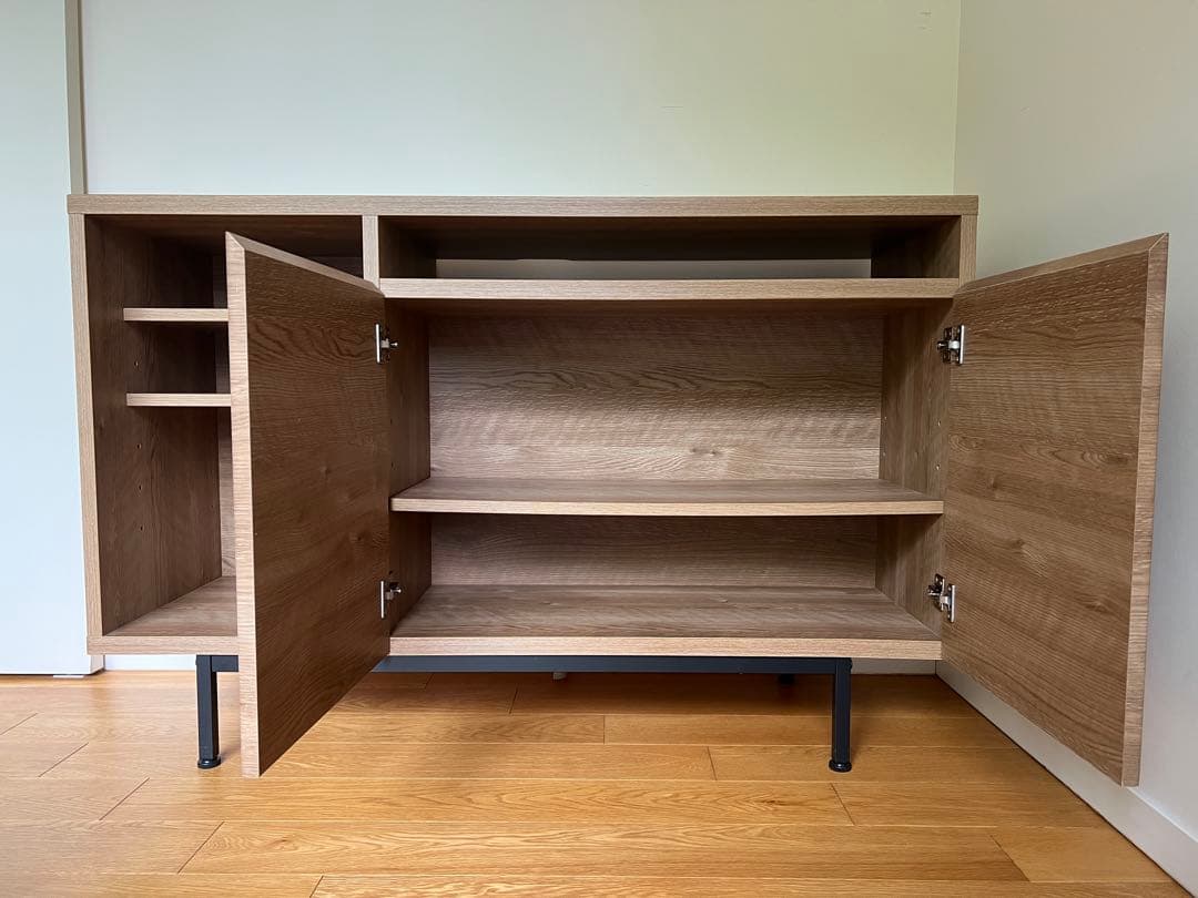 【美品】テレビボード ハイタイプ 収納 日本製 シンプル キャビネット棚